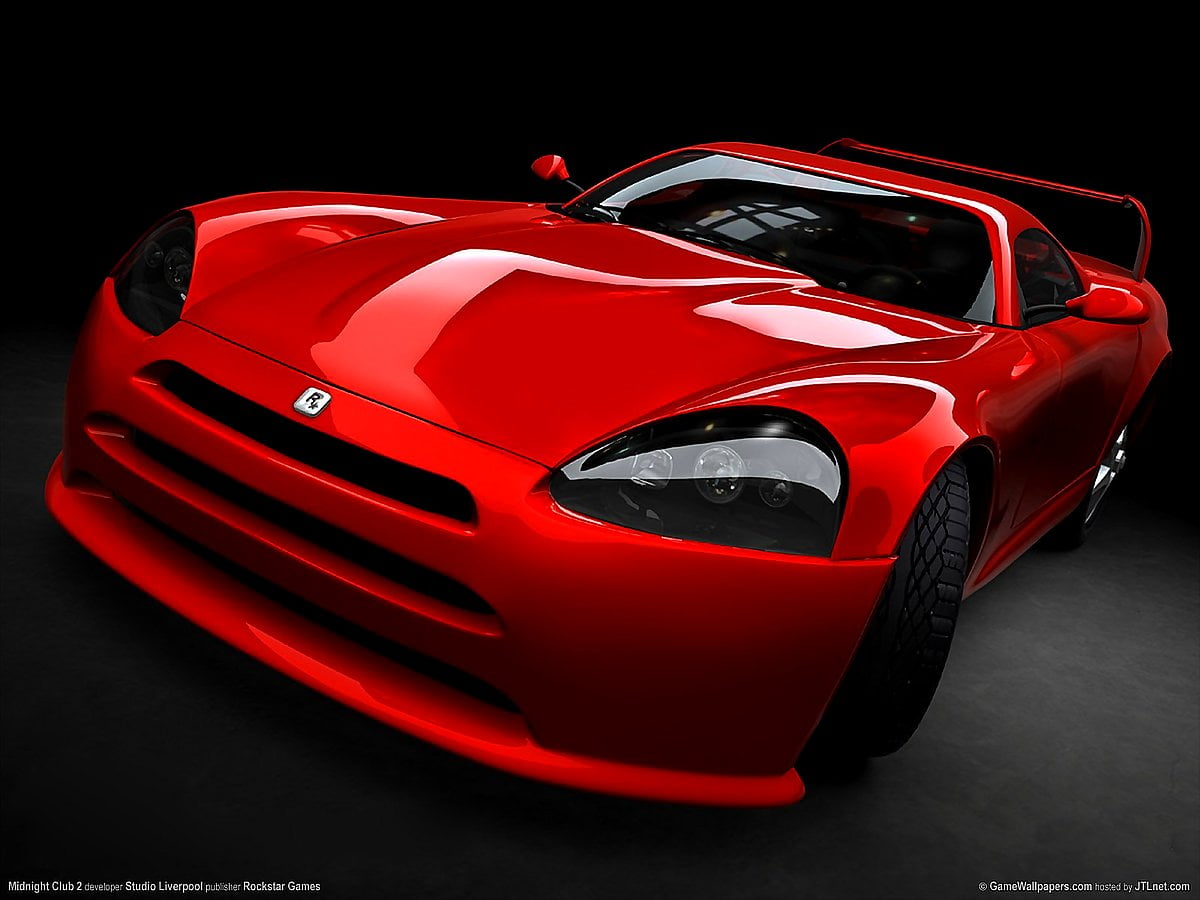 Carro vermelho (cena de videogame "Midnight (video game)") : imagem de fundo