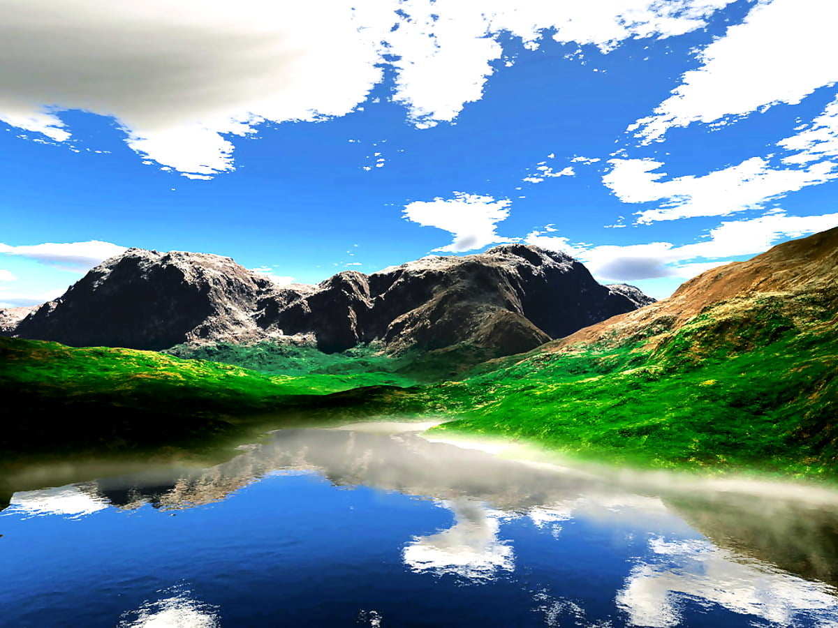 Lago e montanha : grátis HD planos de fundo