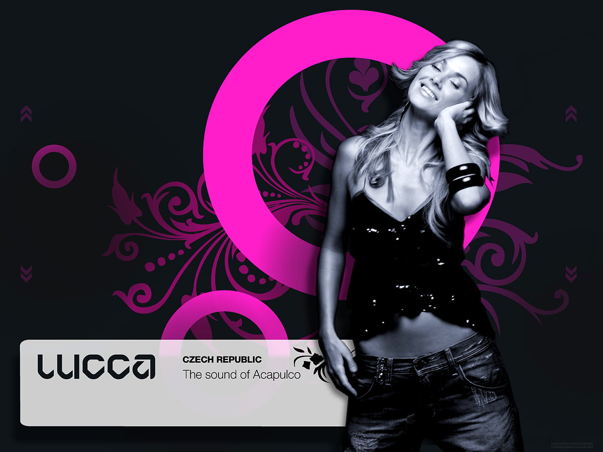 DJ, rosa, capa do álbum, design gráfico, desenhos animados : HD plano de fundo (1600x1200)